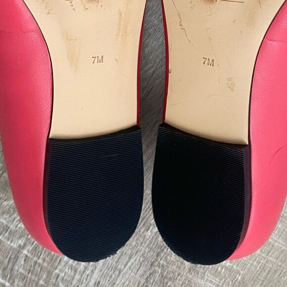 Calvin Klein Pointy Toe Ballet Flats Women’s 7 Slip On Shoes Dark Pink Dressy - Picture 8 of 8